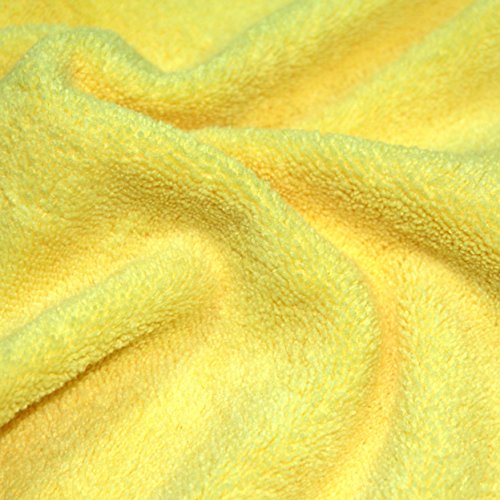 Microfiber Cleaning Towel Ultrasonic Cut Edgeless (Blue,green,yellow)