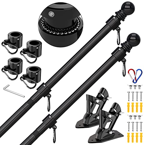 Flag Pole Upgraded Bracket (Black)