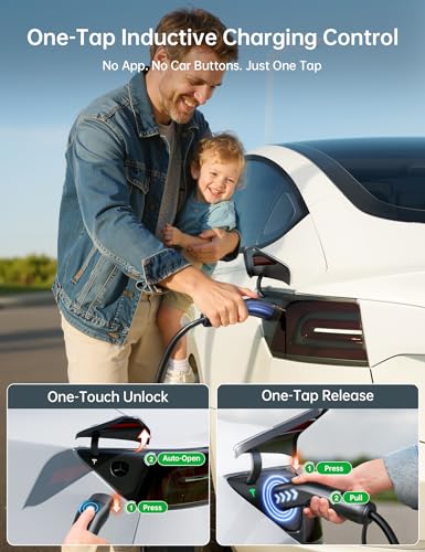 2026 New 16A Level 1&2 Mobile Charger for Tesla (16A For ALL NACS EVs)
