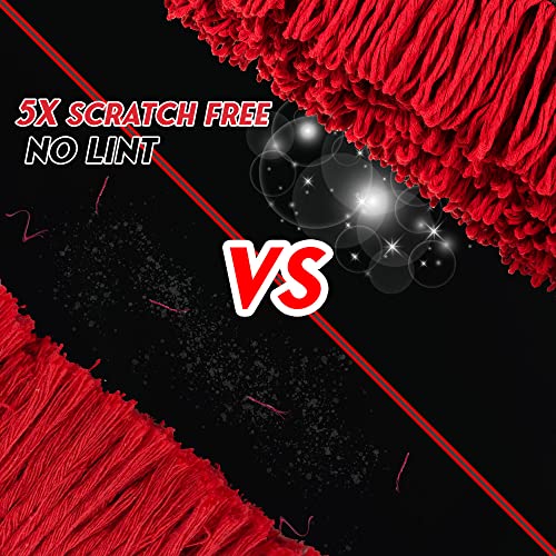 Car Duster Exterior Scratch Free (Red Carduster-cotton)