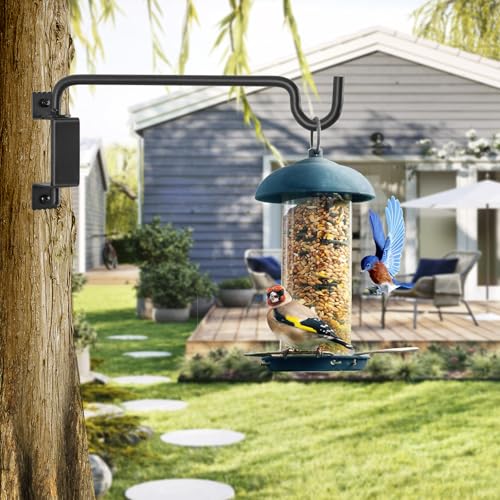 15" 360° Swivel Plant Hanger (Black / 15in-2U-Swivel)