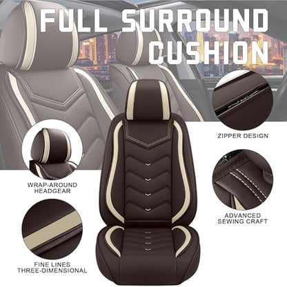 Car Seat Covers for Chrysler Pacifica 2004 (Full Set / Coffee color)