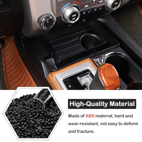 Central Control Storage Box Compatible with Toyota Tundra 2014 (Central Control Cup Holder Storage Box)
