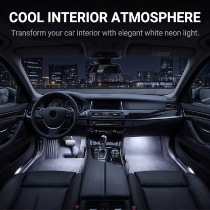 24‑LED USB Car Interior Ambient Light Strips (1 PC / White)