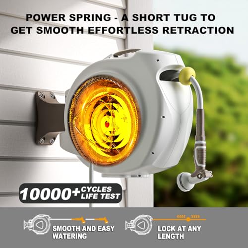 Retractable Garden Hose Reel (5/8" 100FT)