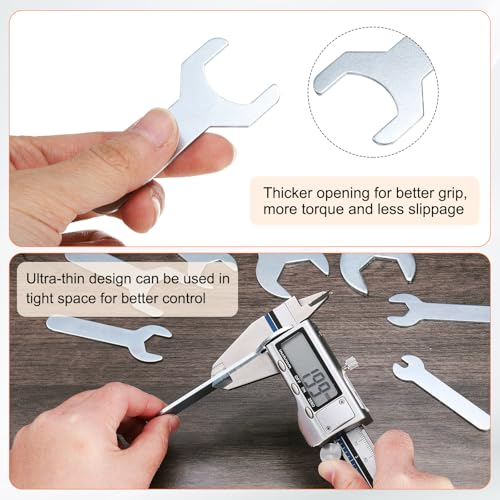 10pcs Small Wrench 22x70x1.5mm Metric U (22x70x1.5mm)