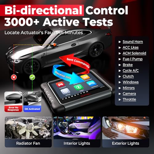 MaxiPRO MP808S Bidirectional Scanner (Black)