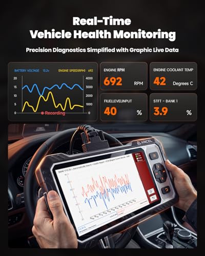 FX6000 Bidirectional OBD2 Scanner (Red-Black)
