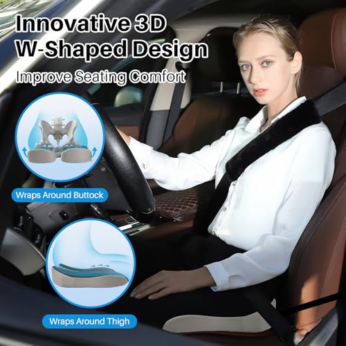 Car Seat Cushion for Driving (Darkgray)