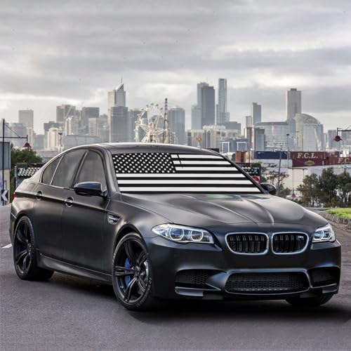 American Flag Car Windshield Sun Shade Umbrella Sunshade Block UV Rays Sun Visor Protector Auto Windshield Sunshade to Keep Vehicle Cool for Cars Trucks & Suvs 57 X 30 in (57'' X 30'' / style-AB2)