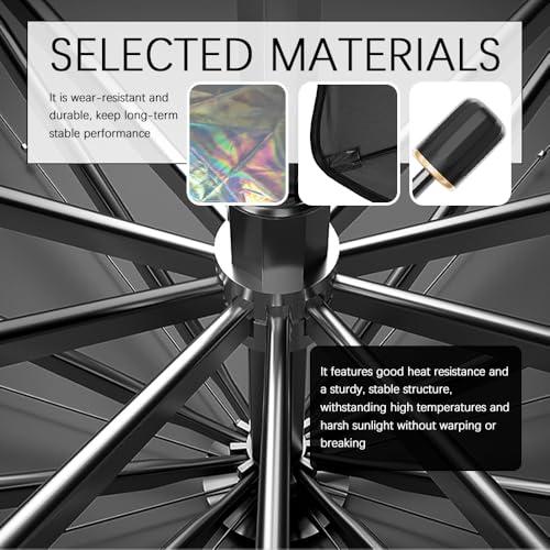 Car Windshield Sun Shade Umbrella (Colorful)