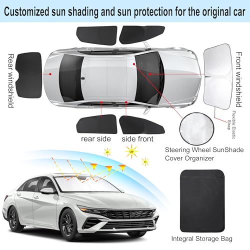 Window Shades for Hyundai Elantra 2021 (Hyundai Elantra 2021-2026)