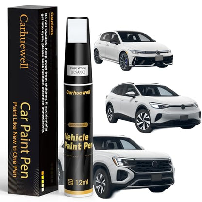 LC9A/0Q Pure White Touch Up Paint Compatible with Volkswagen Car Paint Pen (For volkswagen / Pure White(LC9A/0Q） for Pure White(LC9A/0Q) Compatible with All Models)