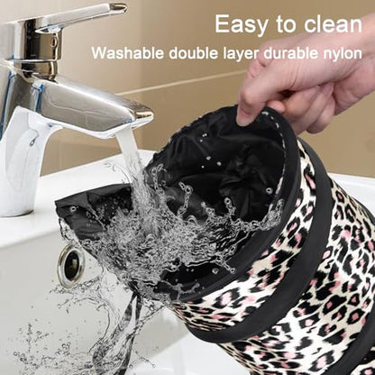 Car Trash Can (Leopard Print / 1 Gallons-2 Packs)