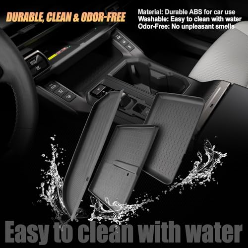 for Toyota RAV4 2026 Center Console Organizer Pads (2026 RAV4-3pcs)