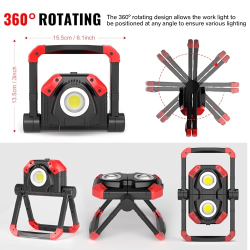 Rechargeable Work Lights (Red)