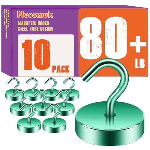 Magnetic Hooks Steel Tube Design for Cruise (Green / 80lb Magnetic Hooks)