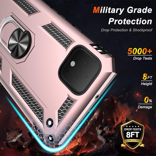 for Google Pixel 4 XL Case with Screen Protector (Rose Gold / Google Pixel 4 XL)