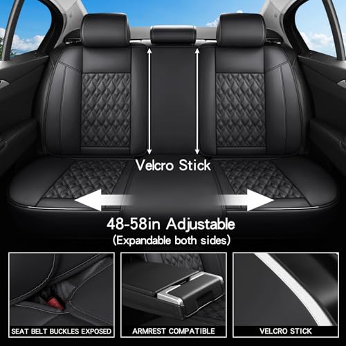 Seat Covers Car Seat Covers Full Set (Black / Full Set)