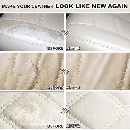 Cream Leather Repair Kit for Furniture (Cream)