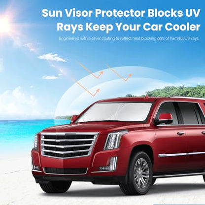 Windshield Sunshade for Cadillac Escalade 2021 (fit Escalade 21-26)