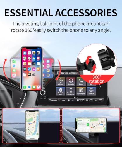 Car Phone Holder for Honda CR (Compatible with MagSafe / for 23-26 CR-V & 23-26 HR-V (7/9 inch screen only))