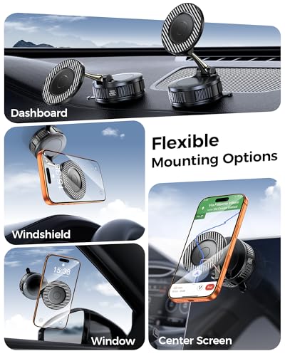 Car Phone Holder for MagSafe (Holder Black)