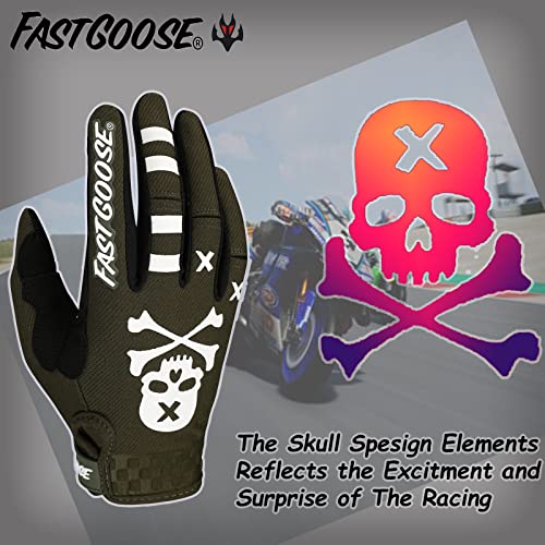 Dirt Bike Motorcycle Gloves (Small / Olive)