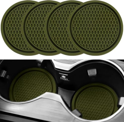 Car Cup Coaster (Olive Green)