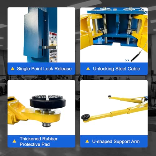 110V Two Post Car Lift 11 (Floor Plate-110V)