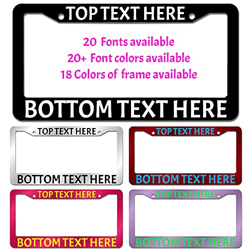 License Plate Frames for Cars (Metal license plate frame)