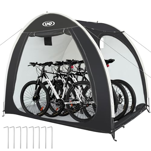 Bike Storage Shed Tent (Black for 4 Bikes)