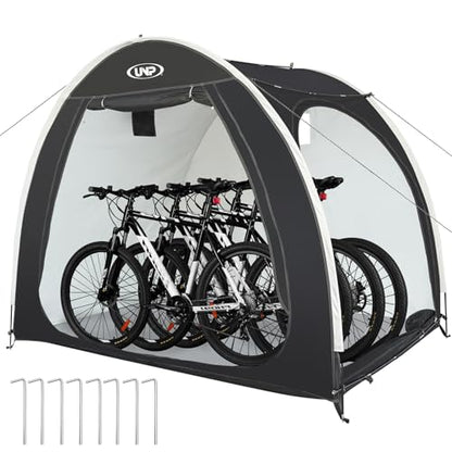 Bike Storage Shed Tent (Black for 4 Bikes)
