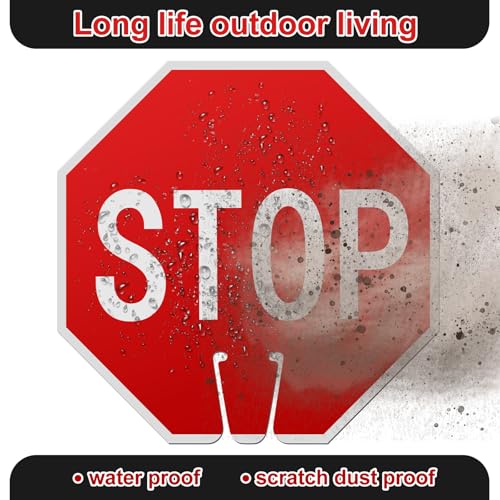 6 Pcs Stop Signs 12x12"