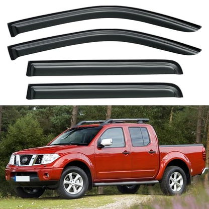 Window Visors Rain Guards for 2005 (2005-2021 Nissan Frontier)