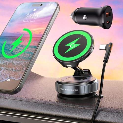 15W for MagSafe Car Mount Charger (Car Charger Mount With Adapter)
