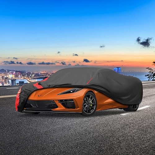 Car Cover Automobiles Waterproof All Weather for for Sports Coupe .Size C1 (C1 Fit Coupe/Cabrio Length up to 165 inch / 0 Coupe Car Cover)