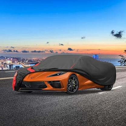Car Cover Automobiles Waterproof All Weather for for Sports Coupe .Size C1 (C1 Fit Coupe/Cabrio Length up to 165 inch / 0 Coupe Car Cover)