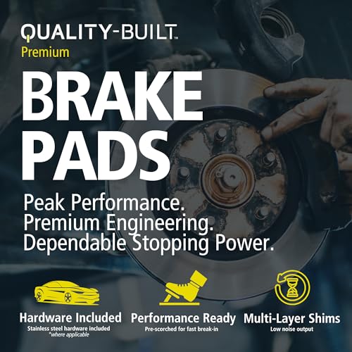 Premium Semi Metallic Front Brake Pads 1001
