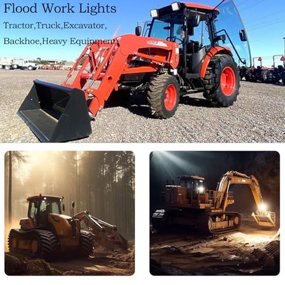 4.3" 12v Flood Light for Tractor (4PCS)