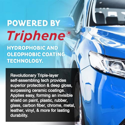 MAXLONE™ Car Spray with Triphene® All Purpose Waterless Detailer 2 Kit (2 Bottles + 4 Towels)