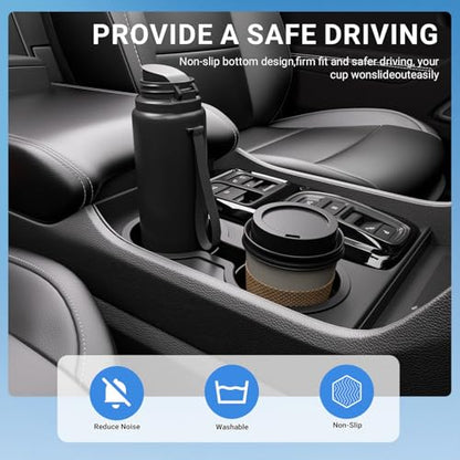 Cup Holder Compatible with 2023 (Black)