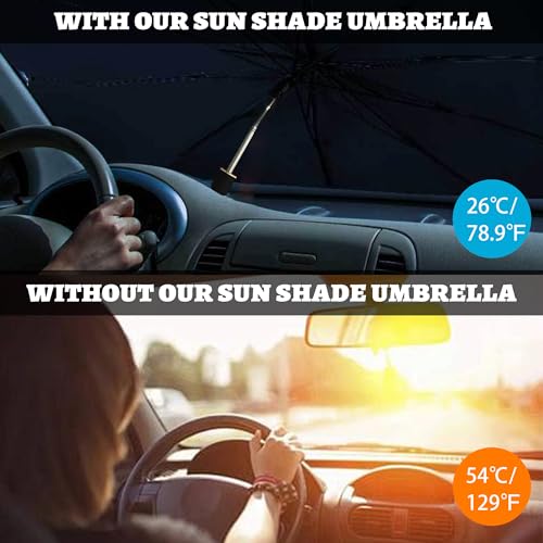 Windshield Sun Shade Umbrella (59'' x 33.4'')