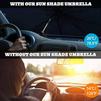Windshield Sun Shade Umbrella (53.1'' x 29.5'')