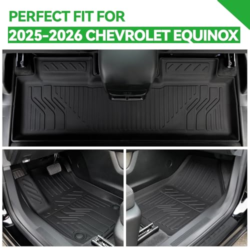 Floor Mats for 2027 2026 2025 Chevy Equinox (Floor & Cargo & Backrest)