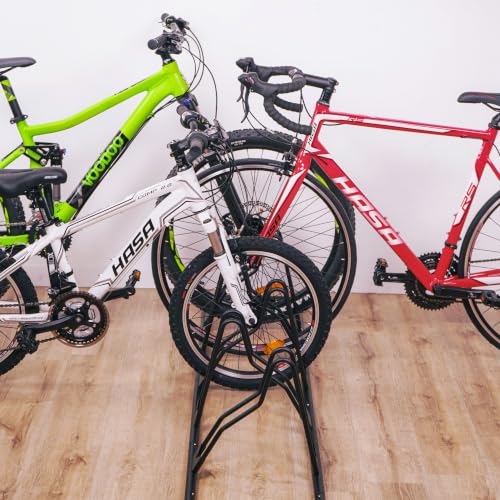 Bicycle Floor Parking Rack Stand (3 Bikes / Classic)