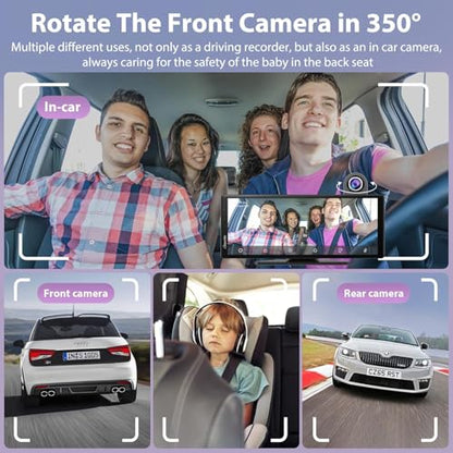 Wireless Carplay & Android Auto with Dash Cam (10.26 inch)