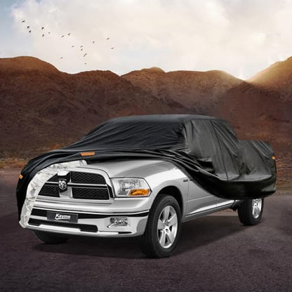Heavy Duty Truck Cover for Dodge Ram 1500 (1-Ram 1500(1994-2001) Regular Cab LB Bed / PE-Black)