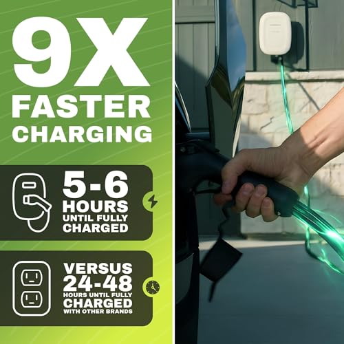 Level 2 EV Charger w (White / Hardwired J1772)