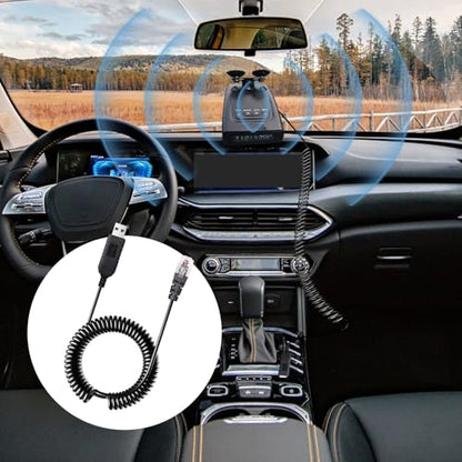 USB to RJ11 Radar Detector Power Cable for Uniden Escort Beltronics etc (9.8ft)